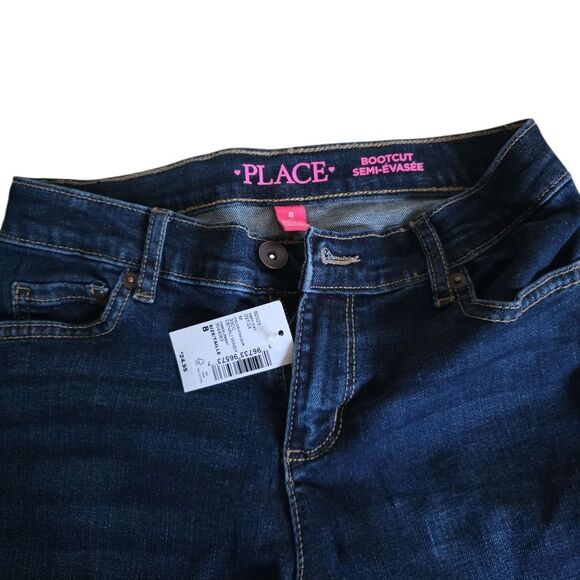 Children's place boot cut Jean Size 8 - Picture 2 of 3